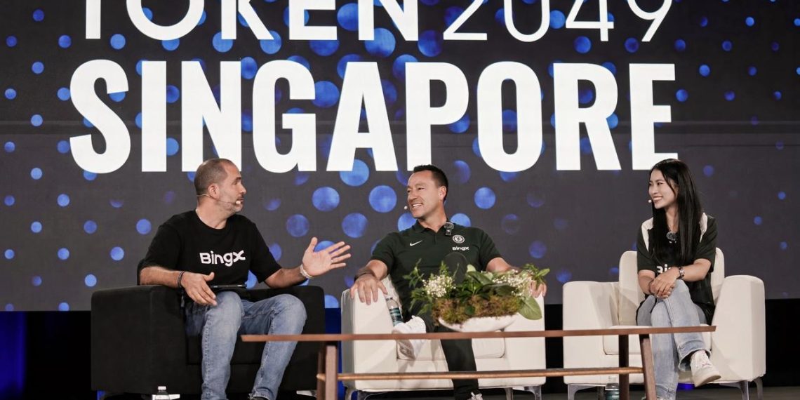 BingX وجون تيري يتعاونان لتقديم دليل النجاح في مؤتمر TOKEN2049 في سنغافورة