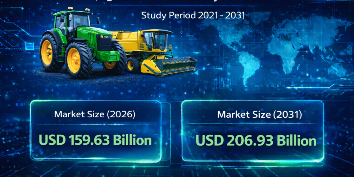 Agricultural Machinery Market Size to Reach USD 206.93 Billion by 2031 as Precision Farming and Autonomous Equipment Accelerate Adoption