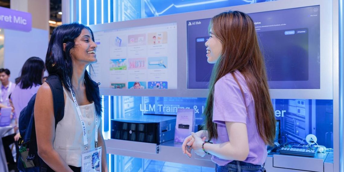 Visitors experience iFLYTEK’s All-In-One AI Solutions at GITEX ASIA 2026
