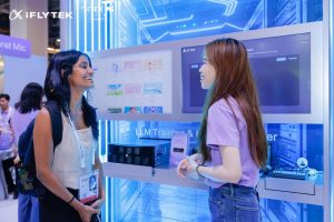 Visitors experience iFLYTEK’s All-In-One AI Solutions at GITEX ASIA 2026